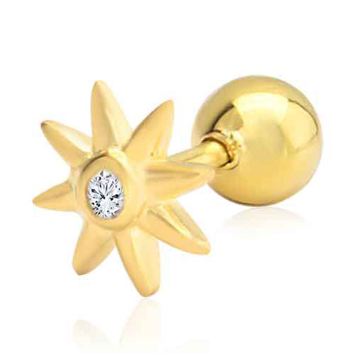 Tragus Çiçek Küpe