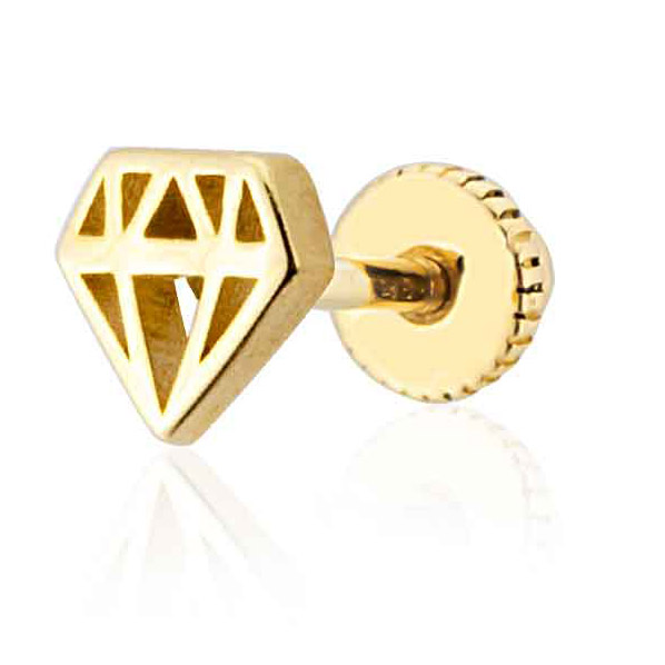 AltınDiamond Figürlü Tragus Küpe