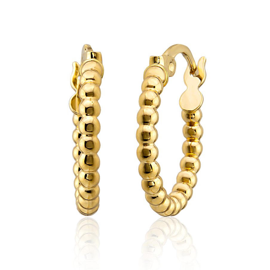 Altın Kalemli 1,5 mm Küpe