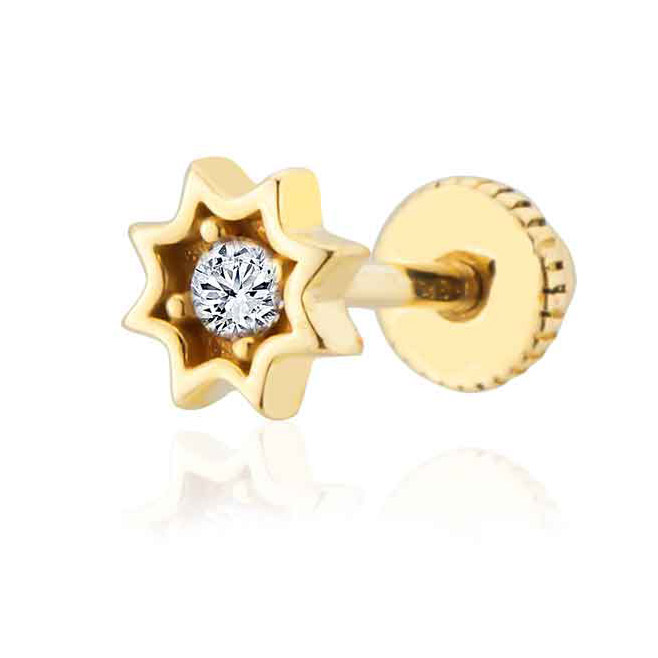 Altın Tragus Küpe