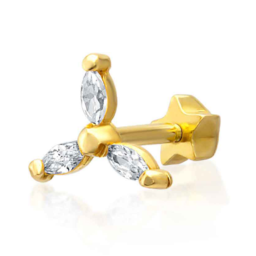 Altın Tragus Küpe
