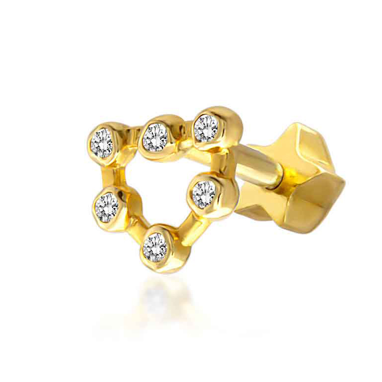 Altın Tragus Küpe