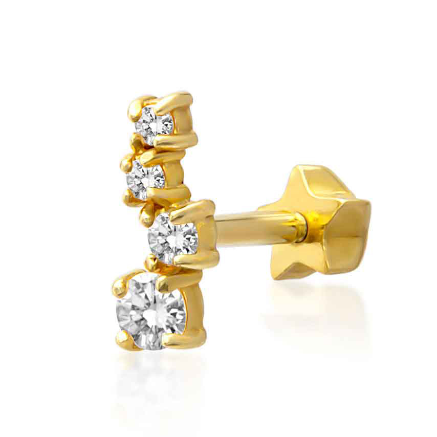 Altın Tragus Küpe