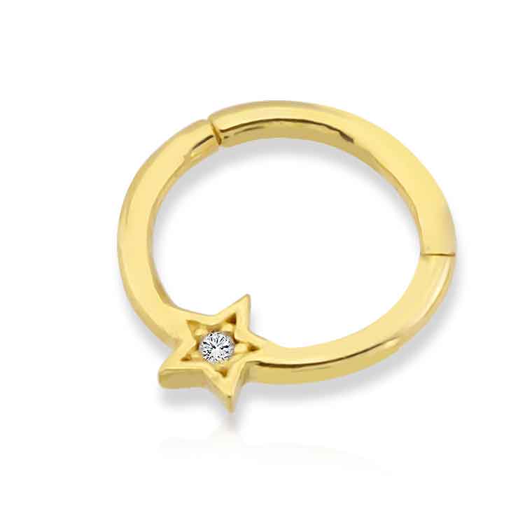 Yıldız Detaylı Piercing
