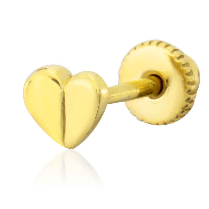 Kalp Figürlü Tragus Küpe