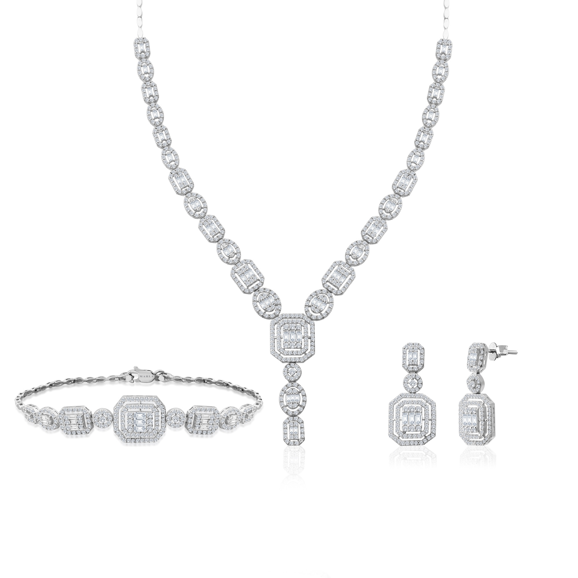 Beyaz Altın Baget Set